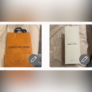 Louis Vuitton Paper Bag and Empty Box